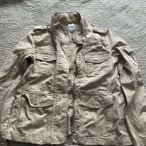Kensie Beige Casual Jacket